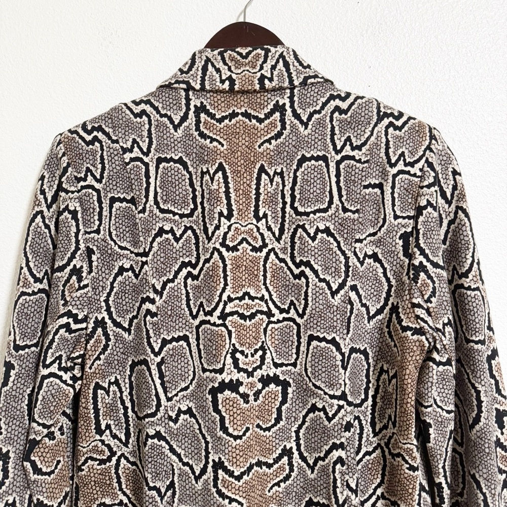 Cabi Python Snakeskin Print Blazer - image 6